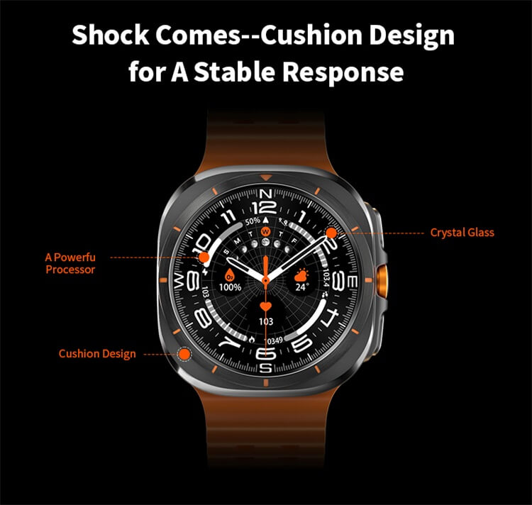 Tf7 Ultra Metal Body Smart Watch