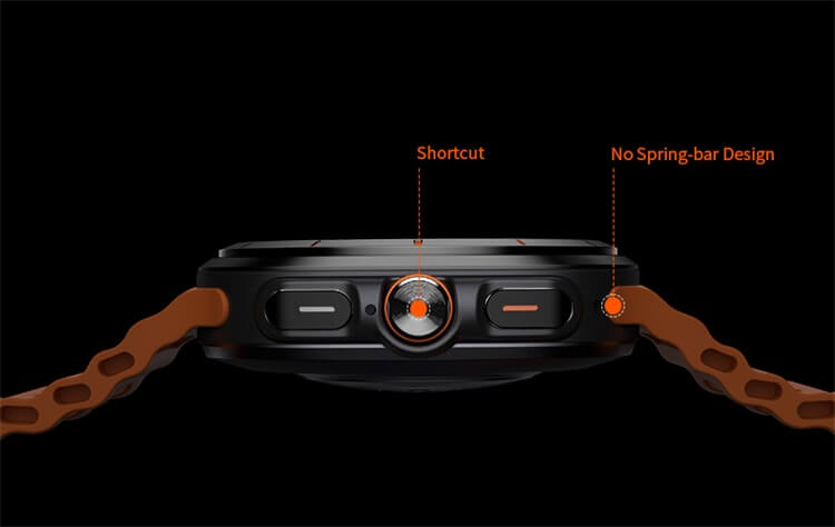 Tf7 Ultra Metal Body Smart Watch